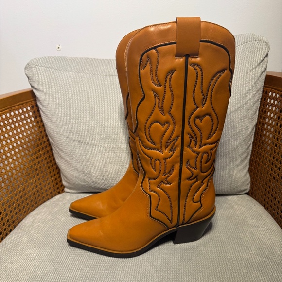 Reformation Olive Western Cowboy Boots - Picture 5 of 8